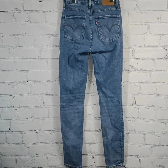 Levi’s Premium 721 Womens High Rise Skinny Jeans Size 25 - Picture 5 of 12